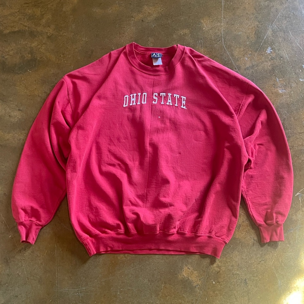 Ohio State AS | Sports Collegiate Crewneck Sweatshirt (Red)